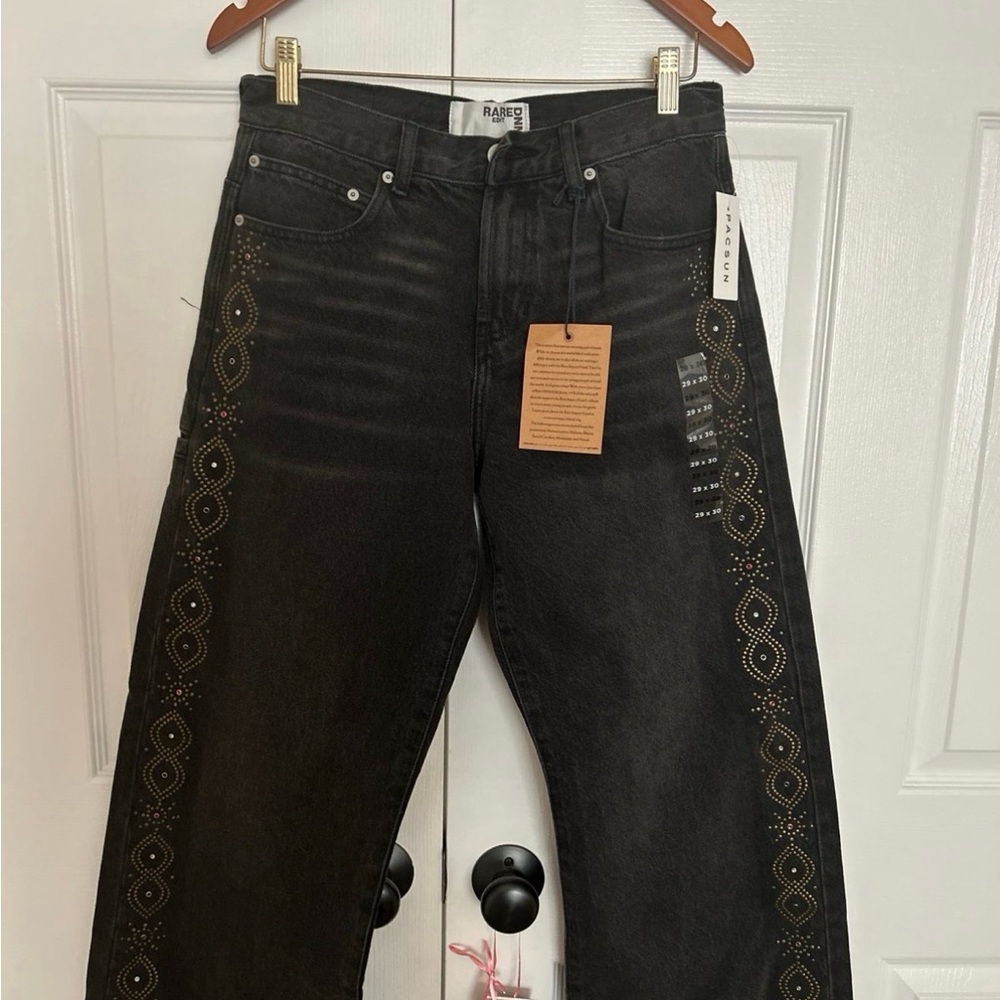 PacSun Black Jeans with Embellishments